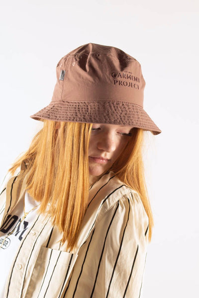 GP logo bucket hatt (mjuk) - dammig rosa - Garment Project