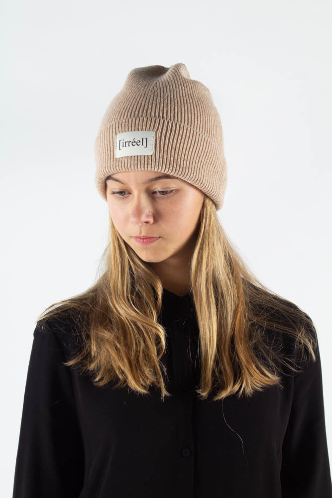 Akeelah Wool Beanie - Sand - irréel