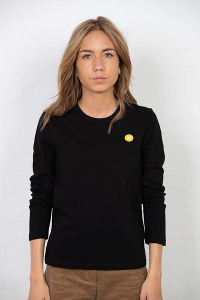 Moa Long Sleeve - Black fra Wood Wood - front