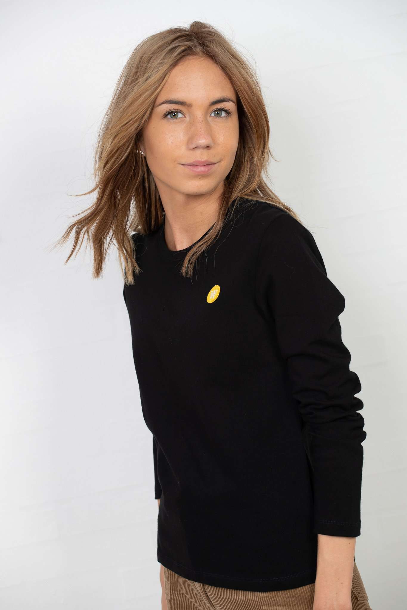 Moa Long Sleeve - Black fra Wood Wood -  fra siden