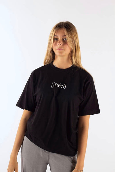 Elisa Mid Logo T-shirt - Svart - Irréel