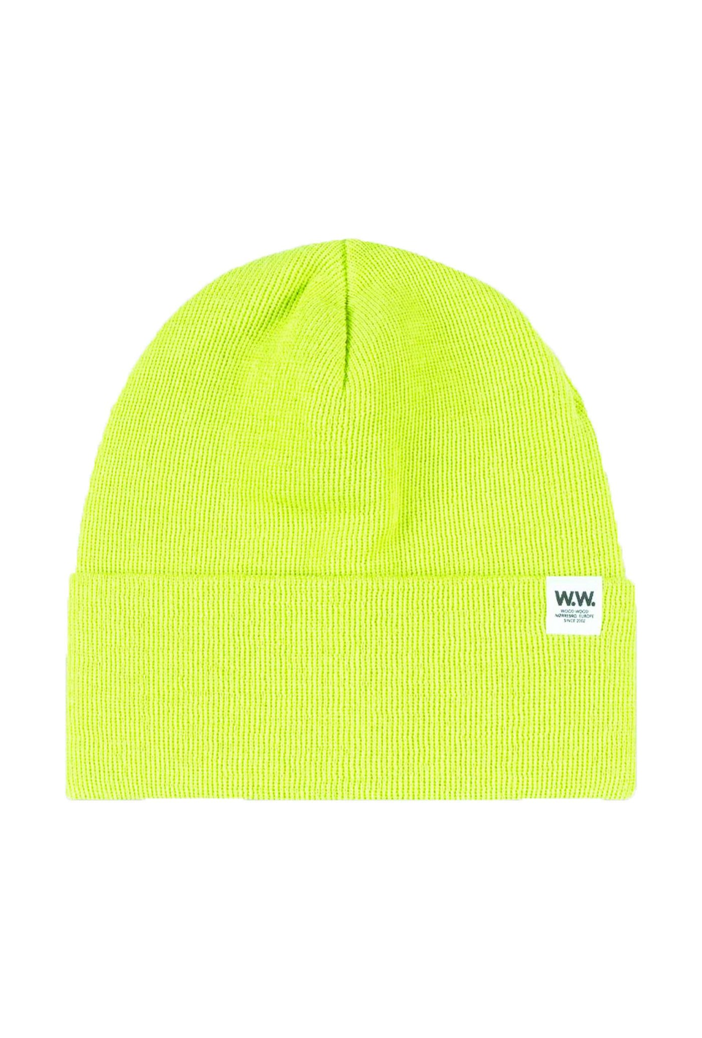 Gerald Tall Beanie Bright Green lime grøn hue Wood Wood 1