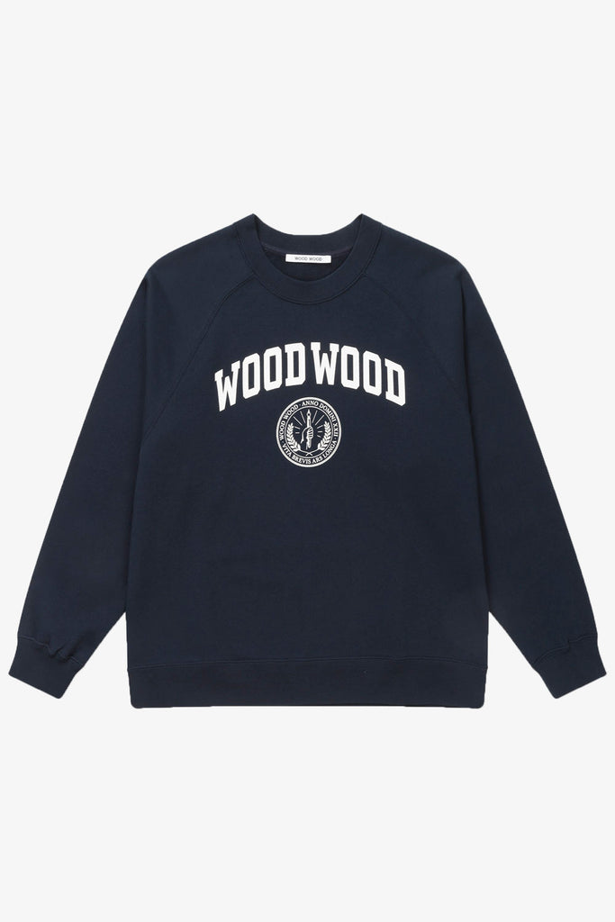 Hope Ivy Sweatshirt - Navy - Wood Wood
