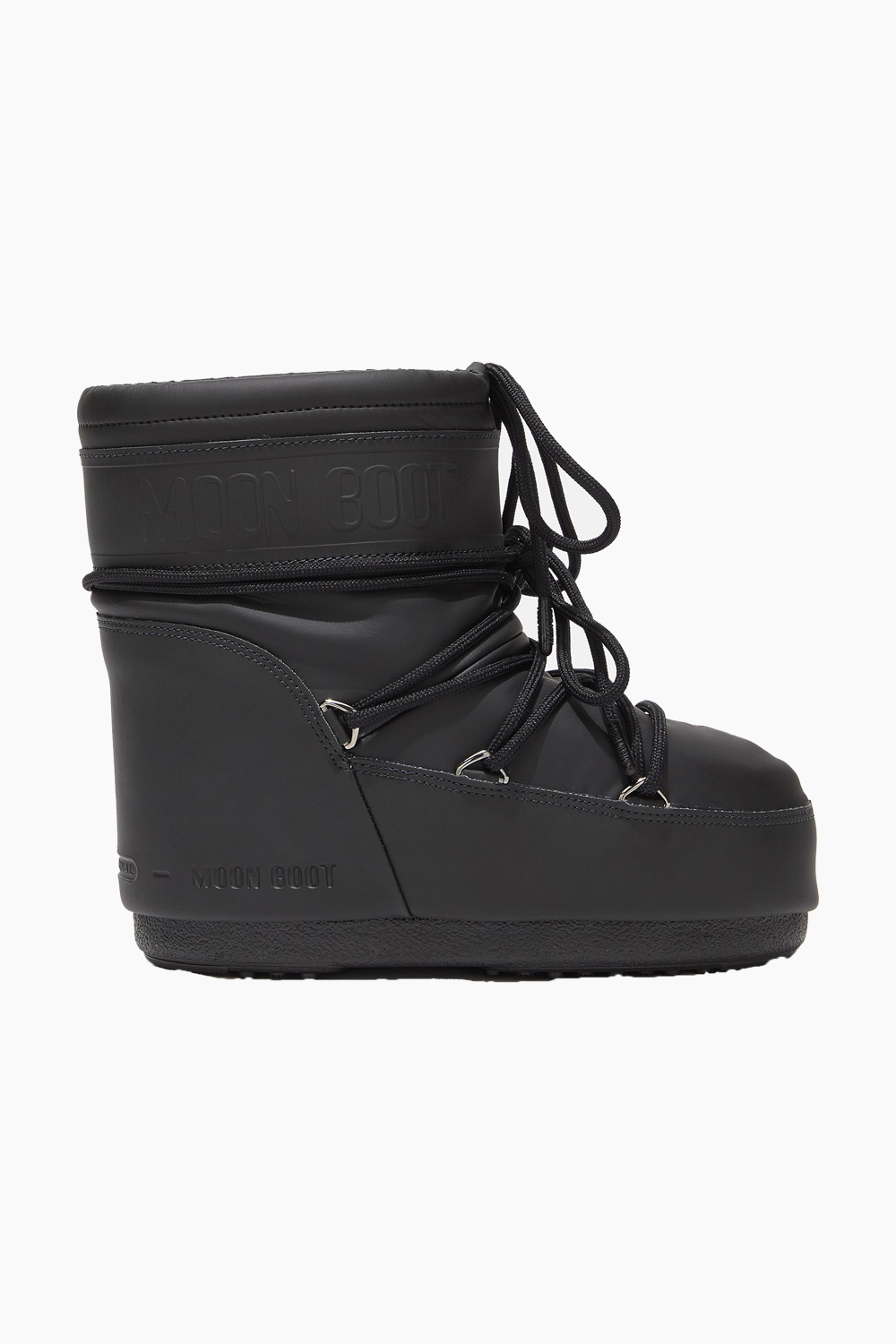 Icon Low Rubber Boots - Black - Moon Boot