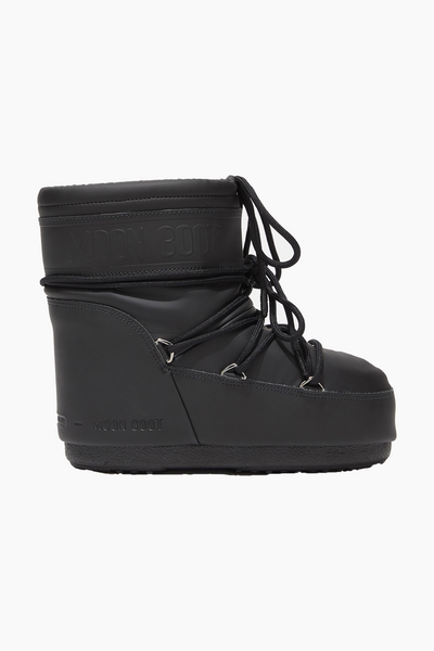Icon Low Rubber Boots - Black - Moon Boot