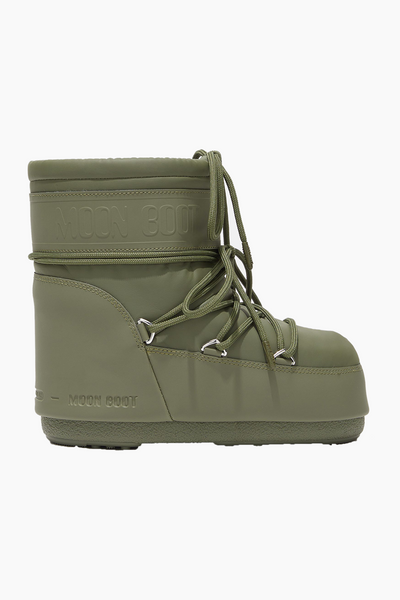 Icon Low Rubber Boots - Khaki -MoonBoot1