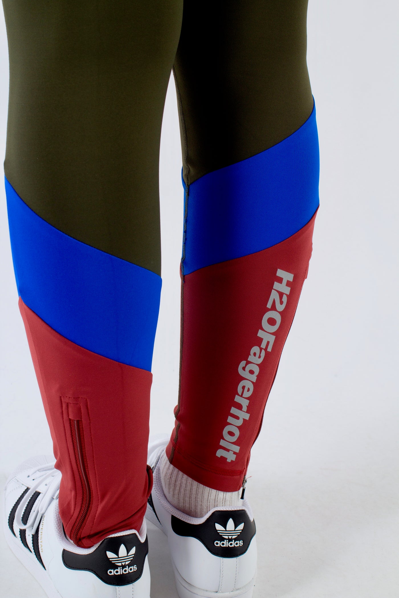 Långa tight tights mix - Skoggrön - H2O Fagerholt