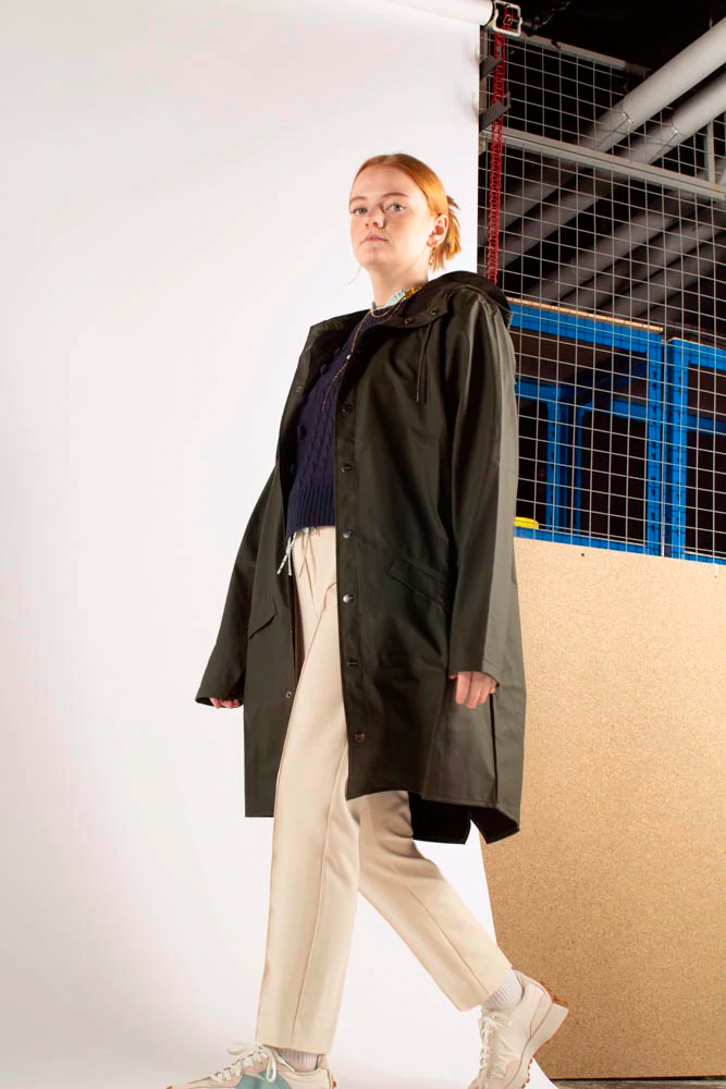 Long Jacket W3 - Green - Rains