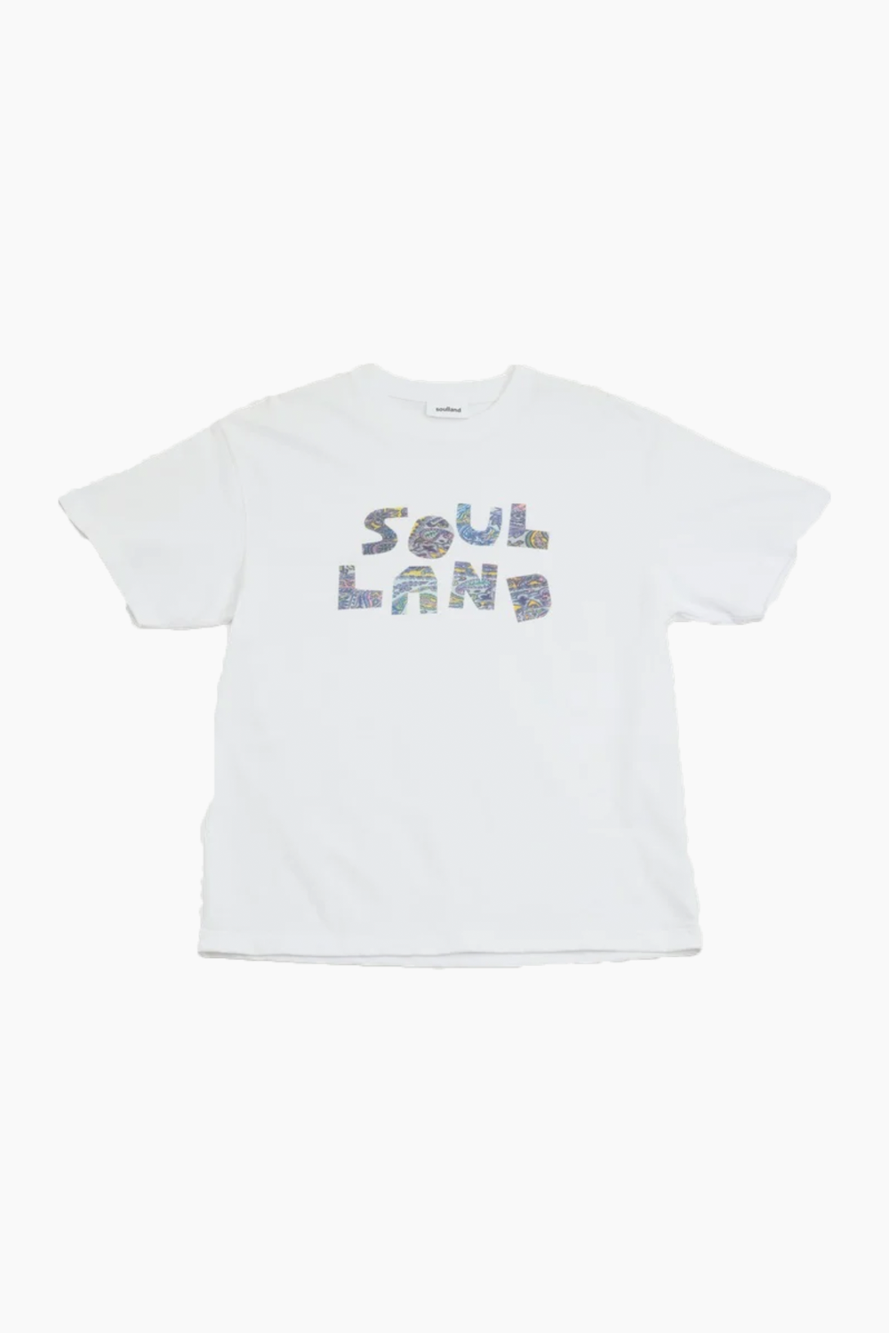 Paisley Logo T-shirt - White - Soulland
