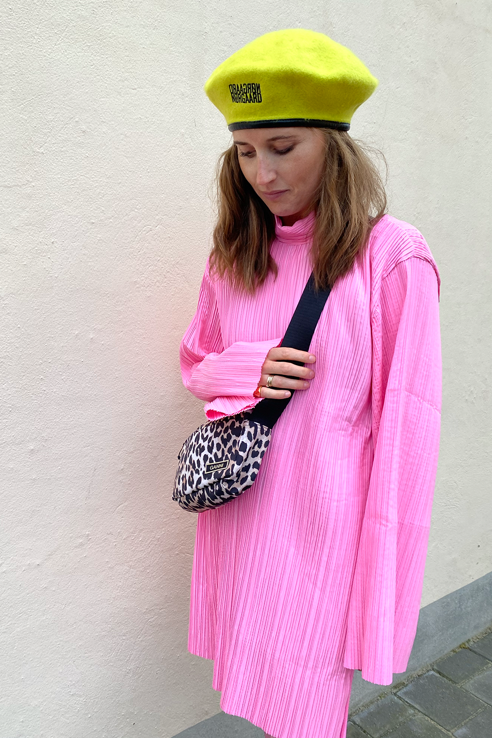 Ekologisk svett Donna Klänning - Whitecap Grey - Mads Nørgaard