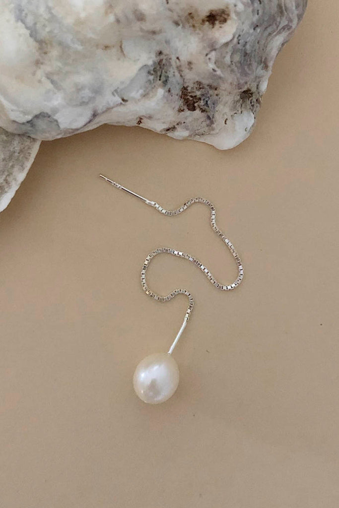 Pearl Chain White - Silver - Sorelle