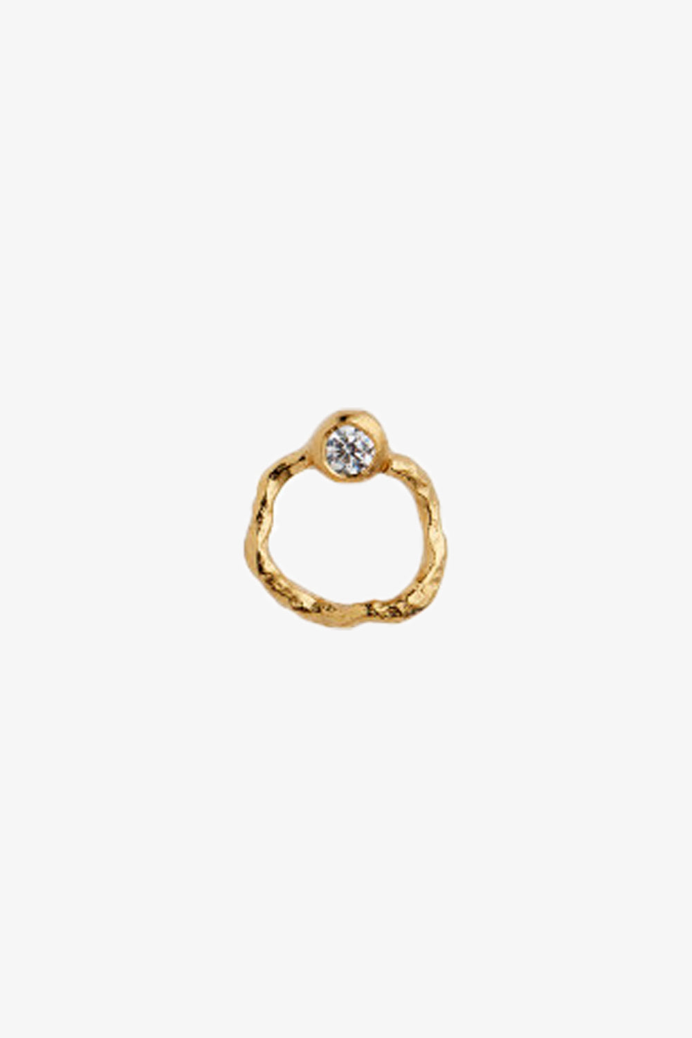 Petit ile de l'amour med stenar örhängen - guld - Stine A