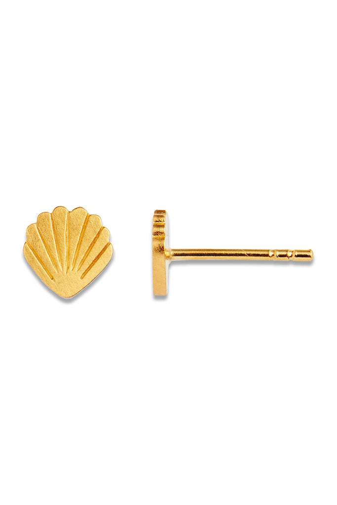 Petit Shell Earring Piece - Guld - Stine A