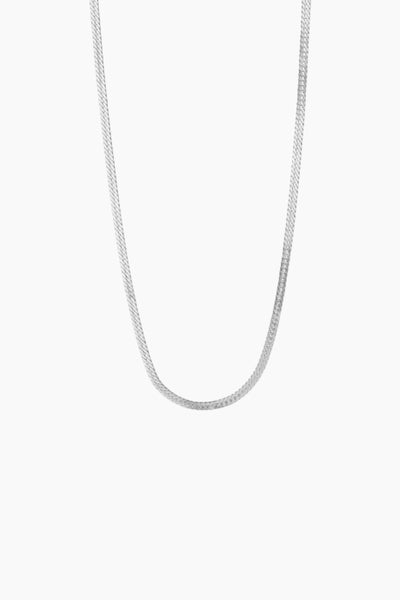 Kort ormhalsband - Silver - Stine A