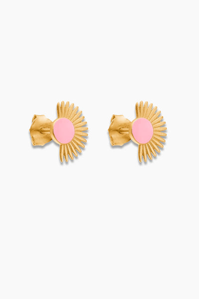 Soleil Stud - Rose - Enamel