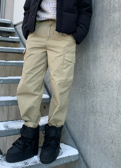 Handel singel knä Pant - Vax / svart sköljd - Carhartt