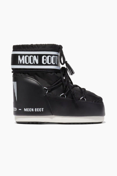 Icon Low Nylon Boots - Black - Moon Boot